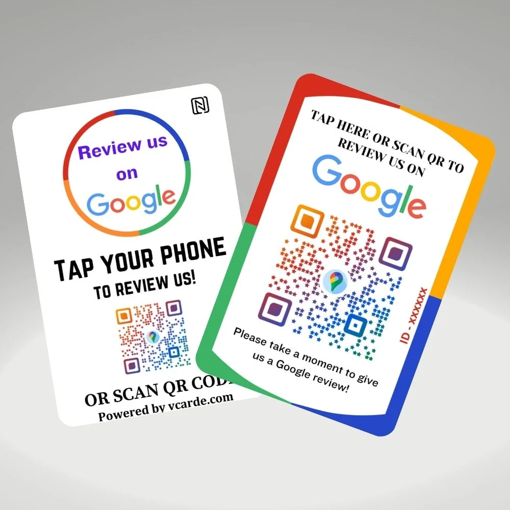 Nfc google review cards