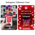 Instagram followers card