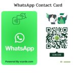 WhatsApp contact card