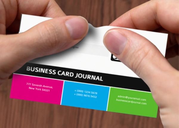 non tearable synthetic business card