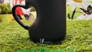 Black Magic Mug with Heart Inner Cut, heart handle magic mug, color changing heart mug, inner heart magic mug, heart shaped handle mug, personalized heart mug, heat sensitive heart mug, black magic heart mug, custom heart coffee mug, novelty heart mug, romantic color changing mug