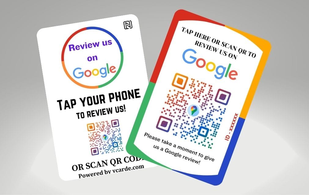 Boost Google reviews effortlessly with Google Magic Review Card from m.vcarde.com. NFC & QR powered for instant 5-star ratings. Customizable, eco-friendly – shop now for business growth in 2025!