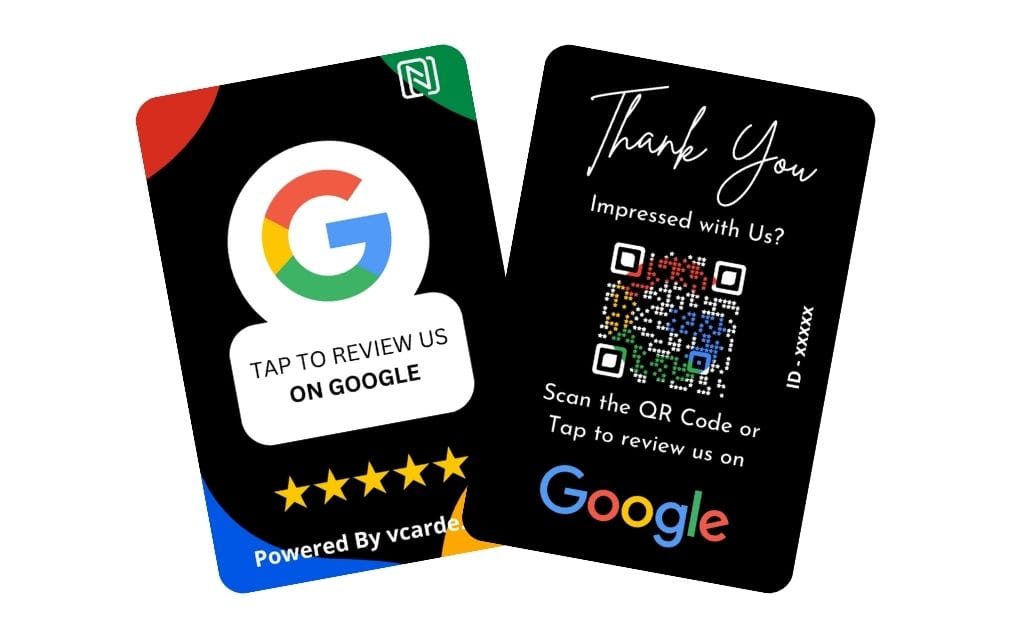Boost Google reviews effortlessly with Google Magic Review Card from m.vcarde.com. NFC & QR powered for instant 5-star ratings. Customizable, eco-friendly – shop now for business growth in 2025!