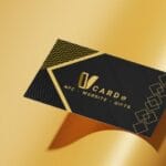Velvet Touch Visiting Cards With Uv And Foil 1 Create luxurious velvet touch visiting cards with uv and gold foil finish. Upload your own design and print premium, soft-touch business cards online.